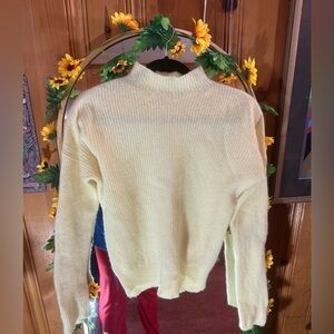 Vineyard Vines Yellow Cashmere Sweater